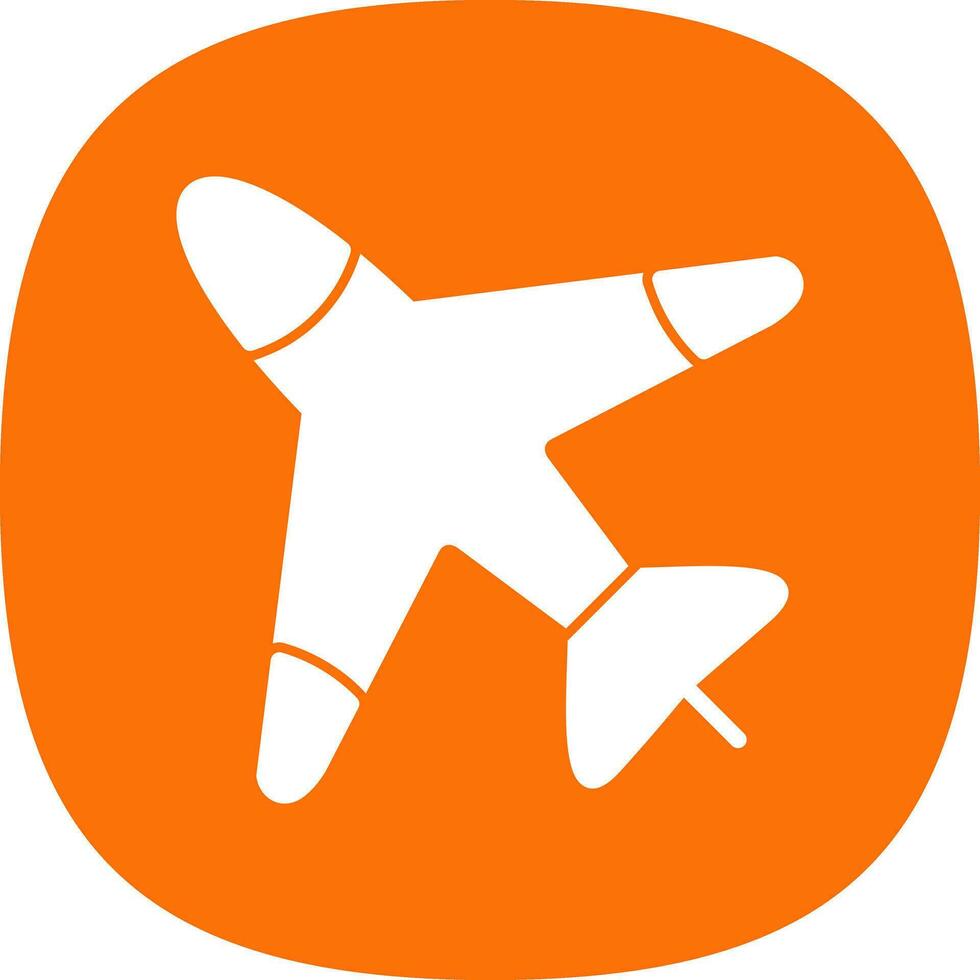 diseño de icono de vector de avión