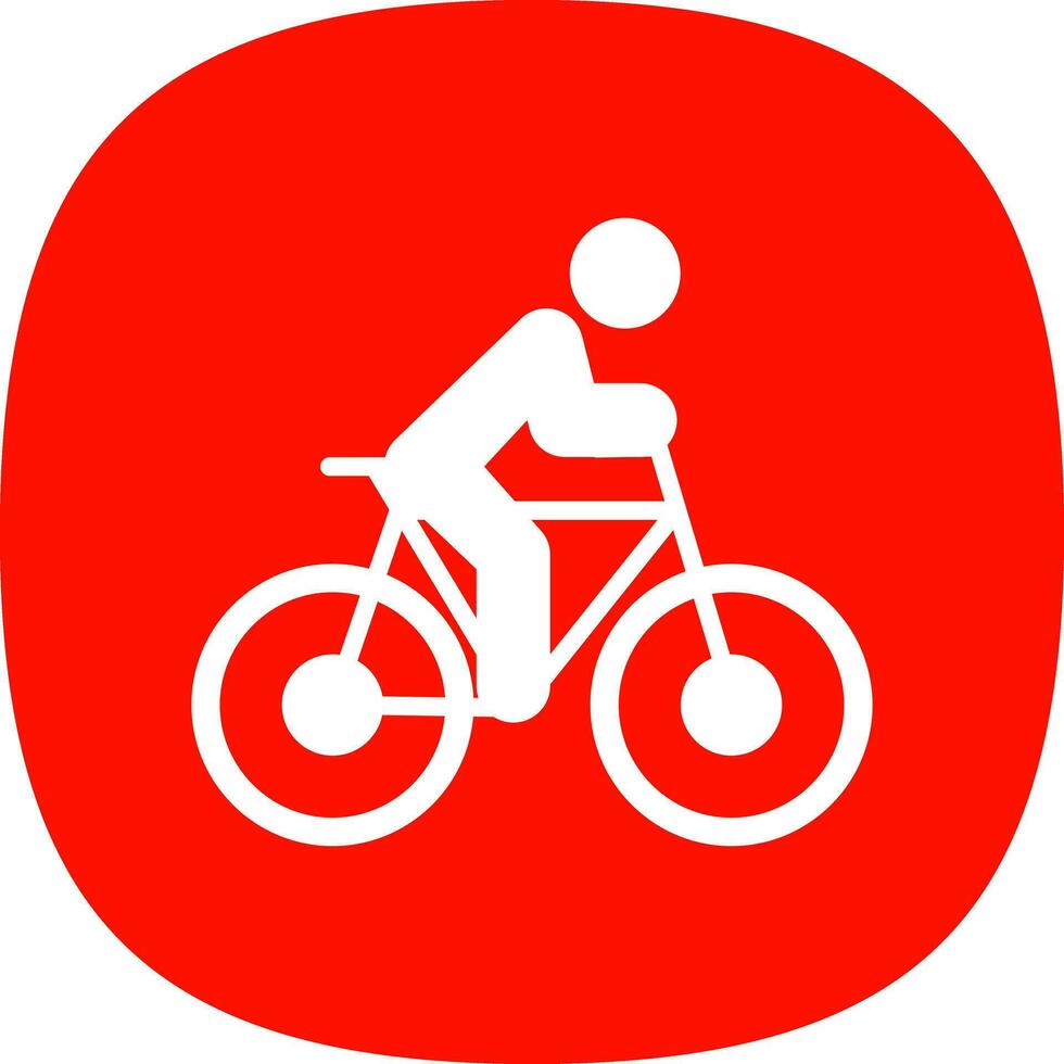 Cycling Vector Icon Design