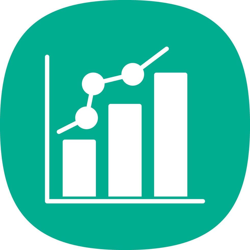 Bar chart Vector Icon Design