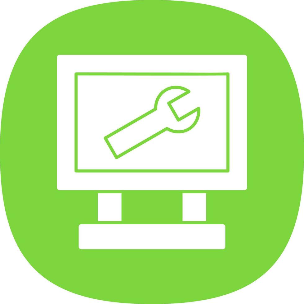 IT Helpdesk Vector Icon Design