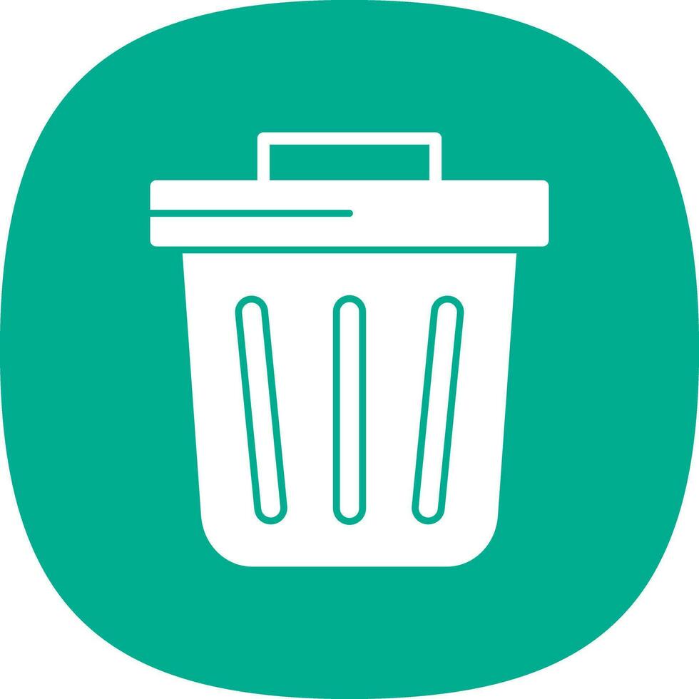 diseño de icono de vector de basura