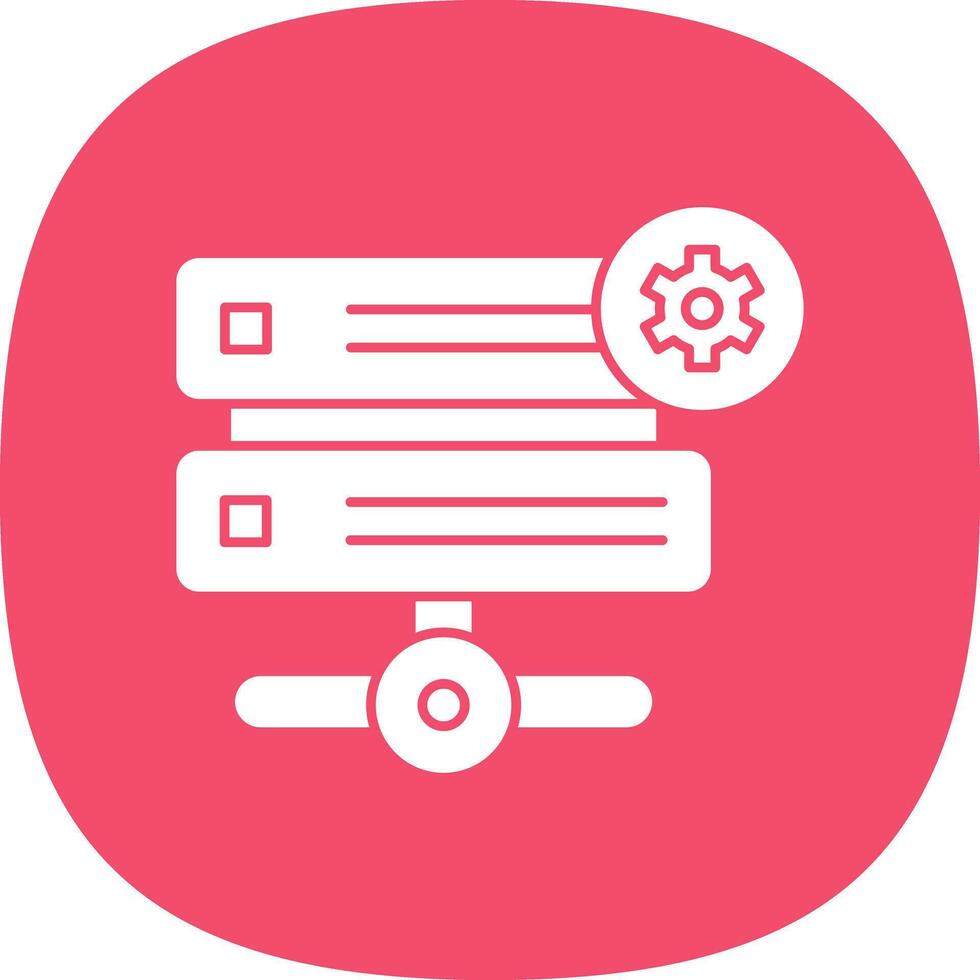 Hosting Vector Icon Design