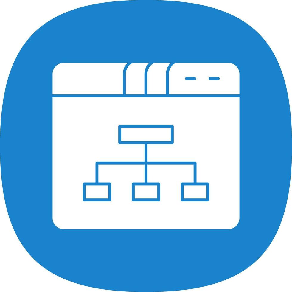 Sitemap Vector Icon Design