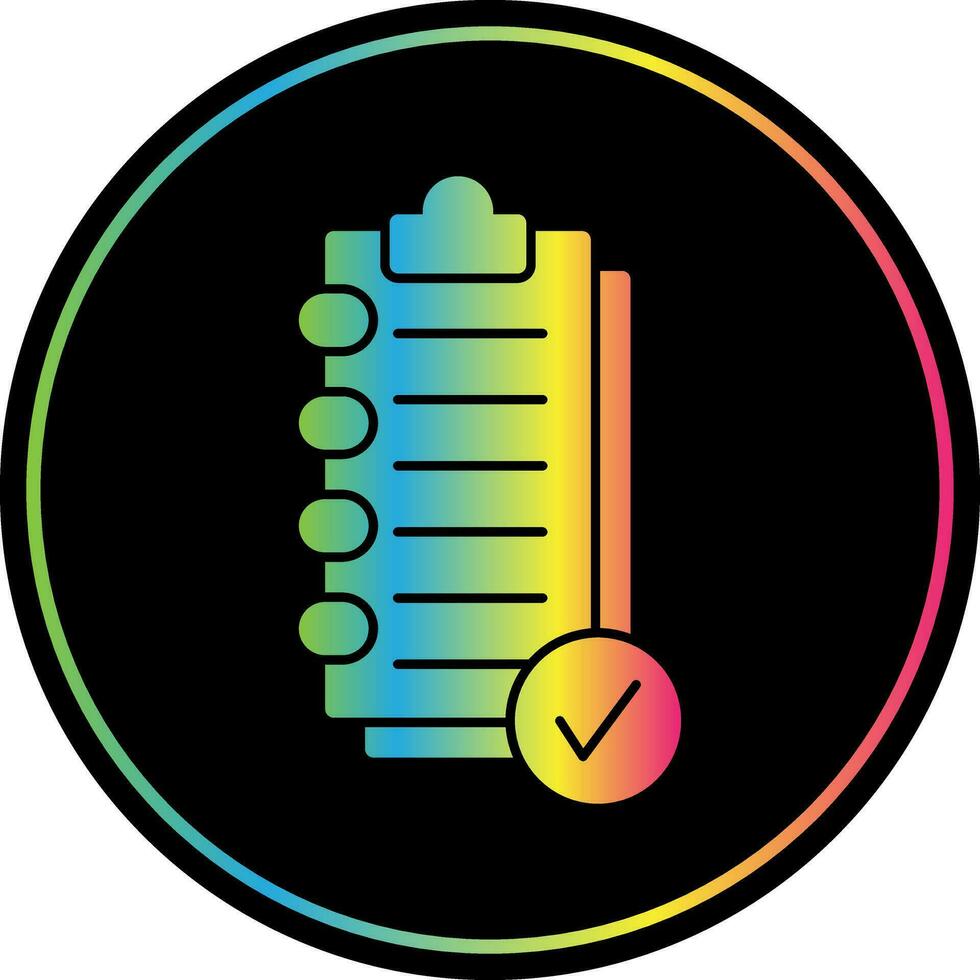 Passed Vector Icon Design