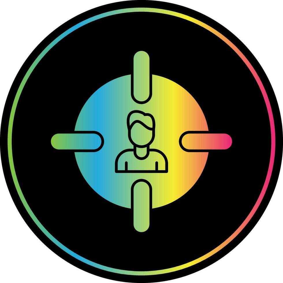 Target Audience Vector Icon Design