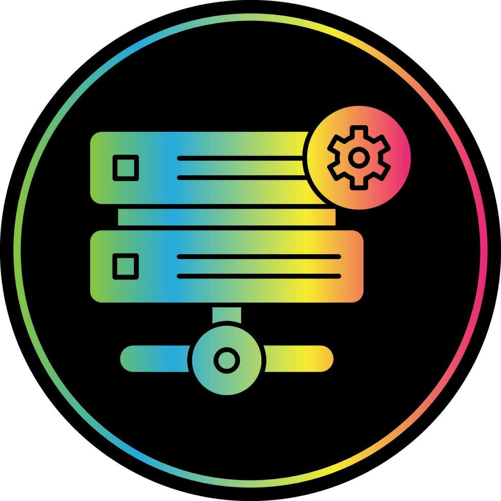 Hosting Vector Icon Design