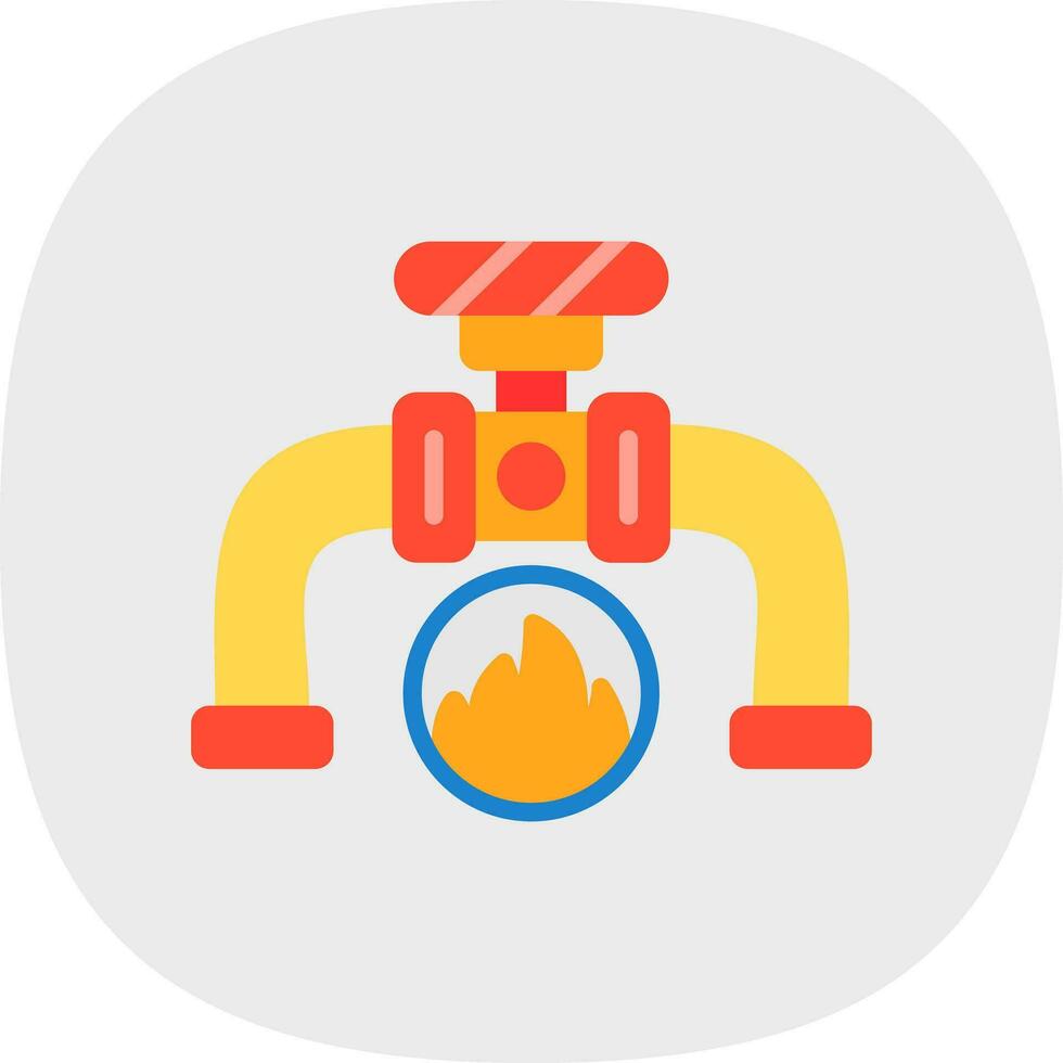 diseño de icono de vector de gas