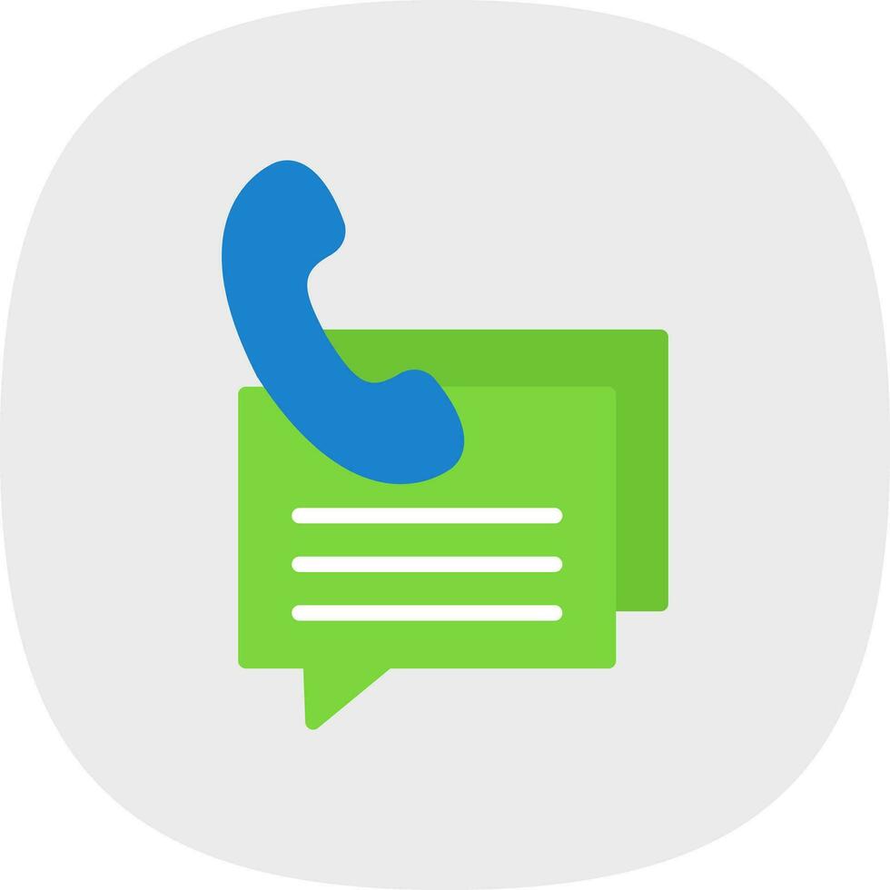 Phone Support Vector Icon Design