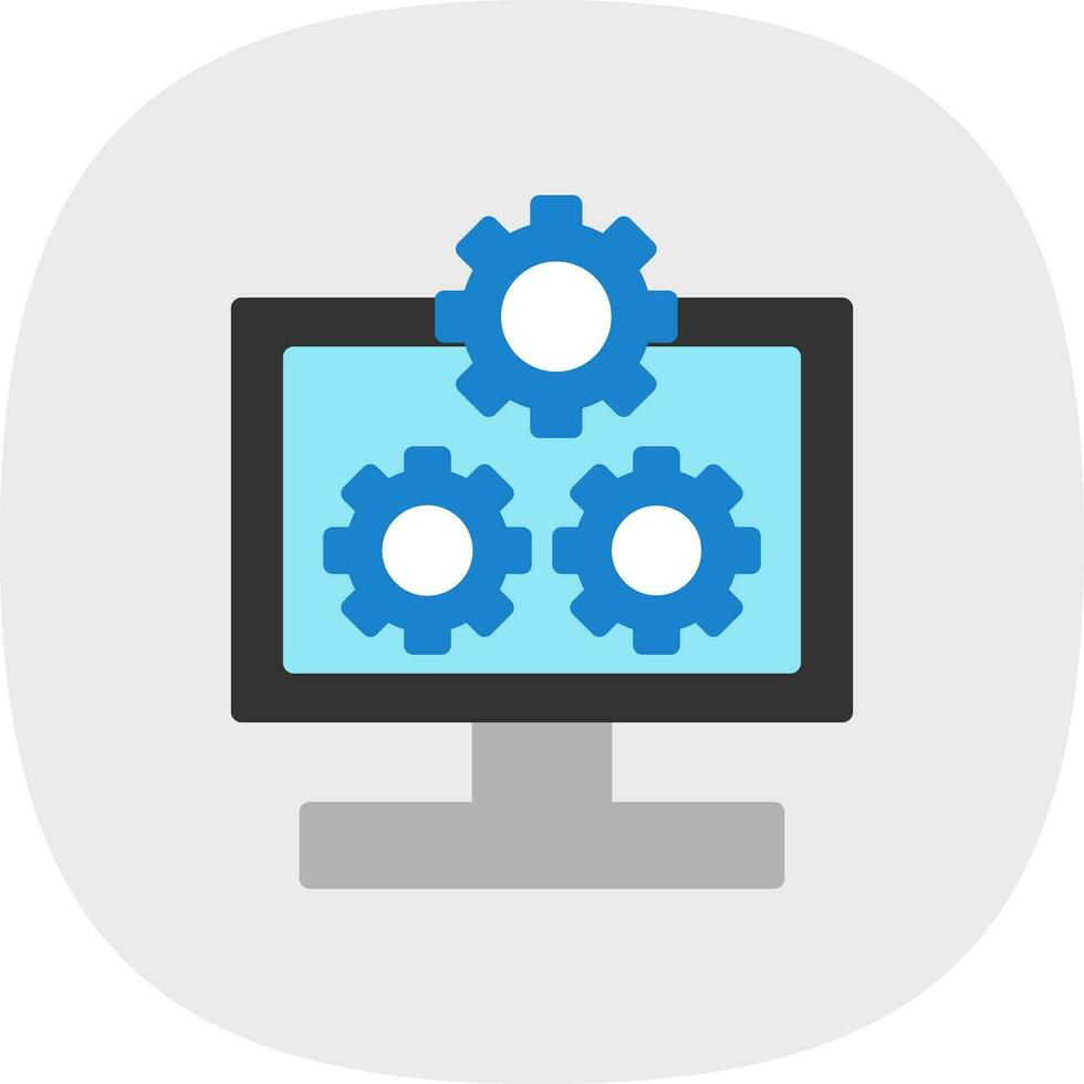 System Configuration Vector Icon Design