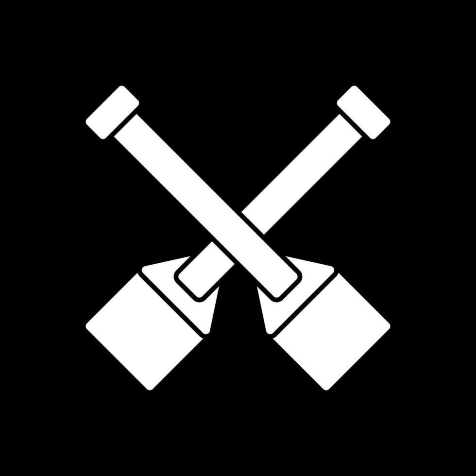 Oar Vector Icon Design