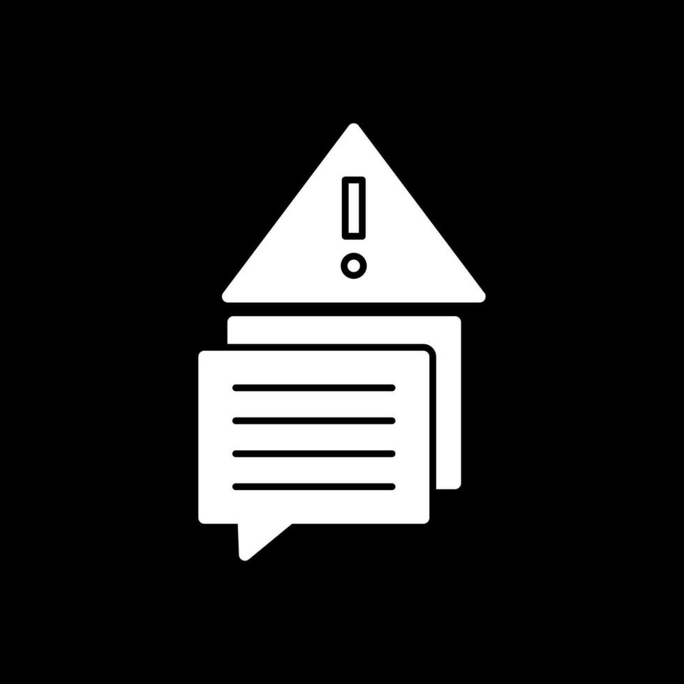 Error Message Vector Icon Design