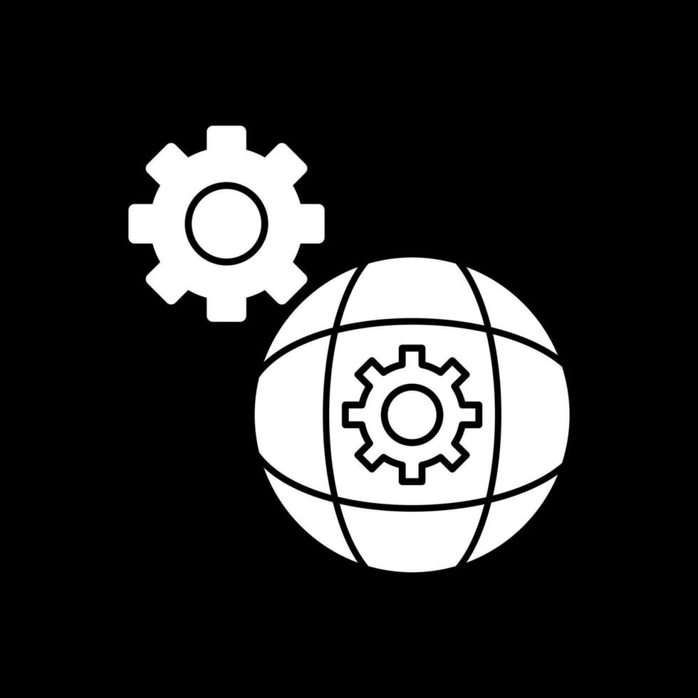 Network Settings Vector Icon Design