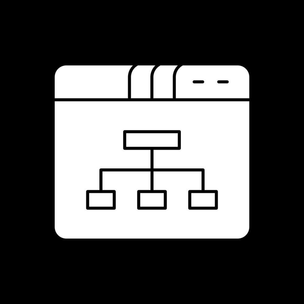 Sitemap Vector Icon Design