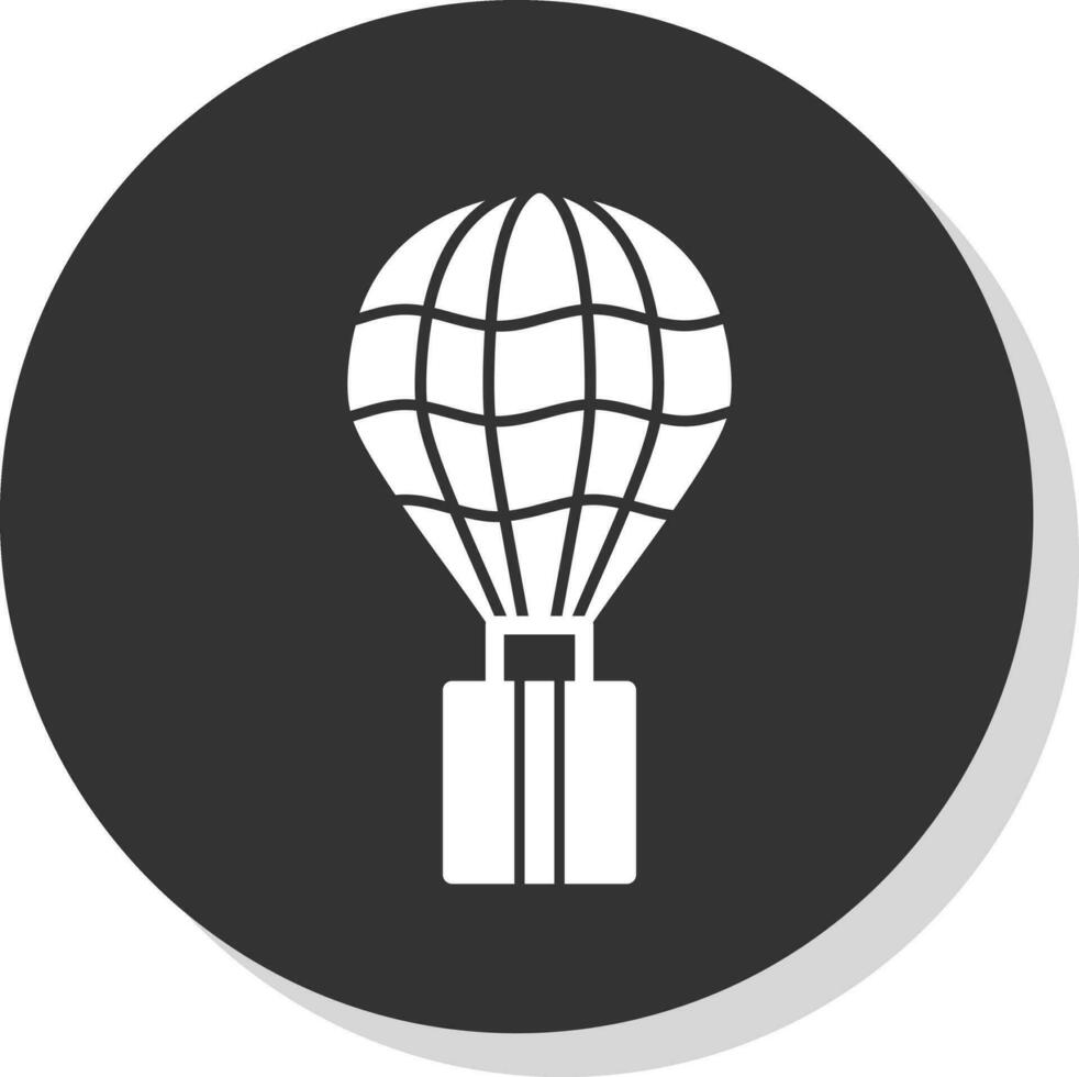 caliente aire globo vector icono diseño