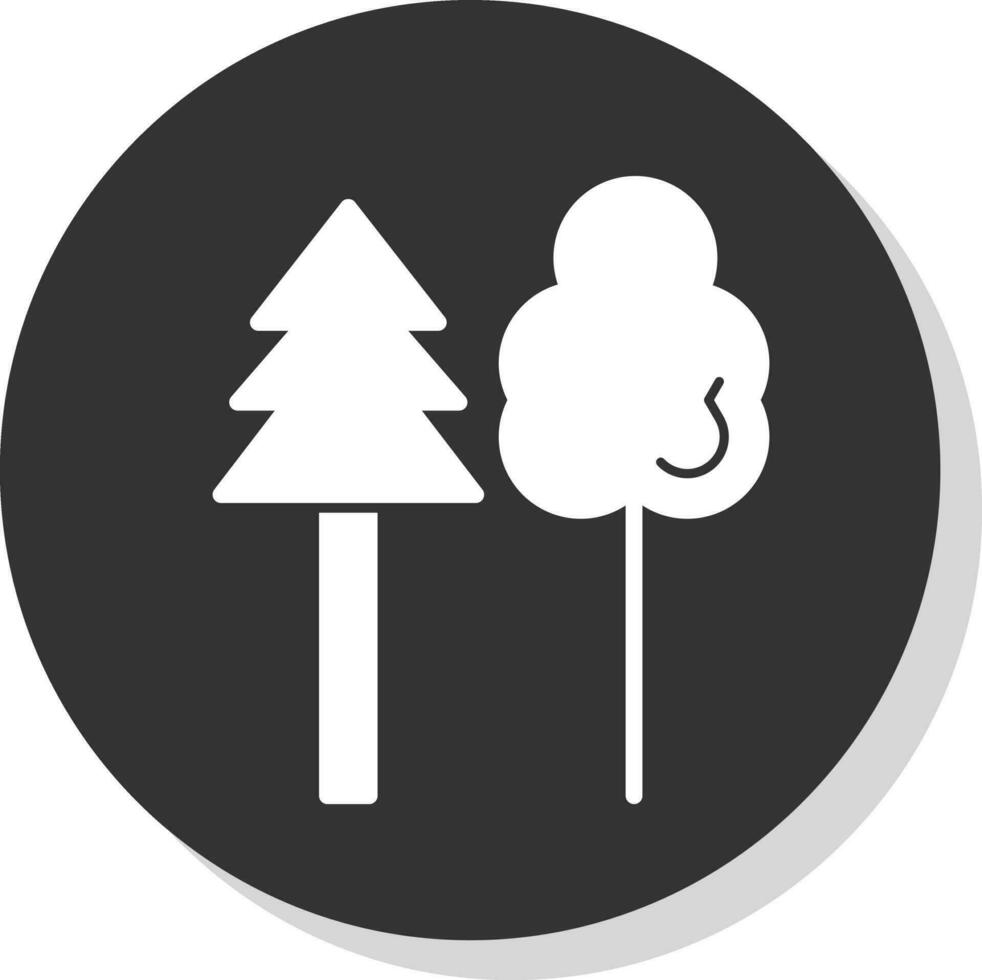 diseño de icono de vector de árbol