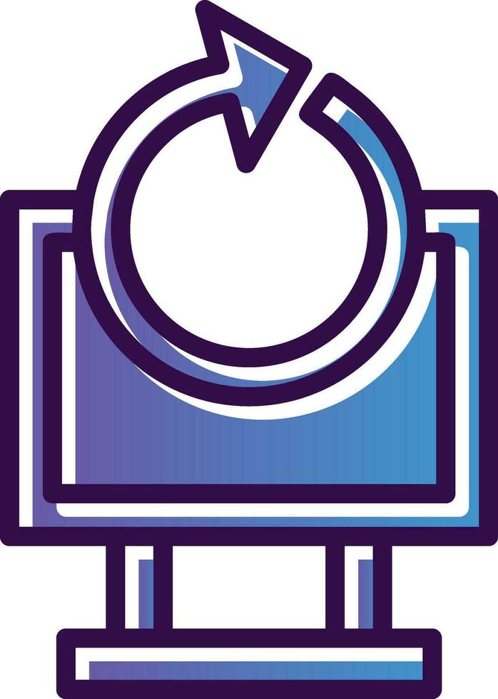 Data Recovery Vector Icon Design