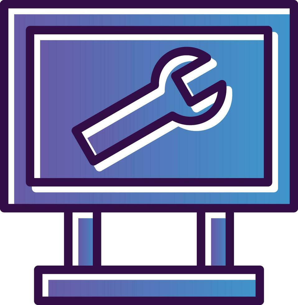 IT Helpdesk Vector Icon Design