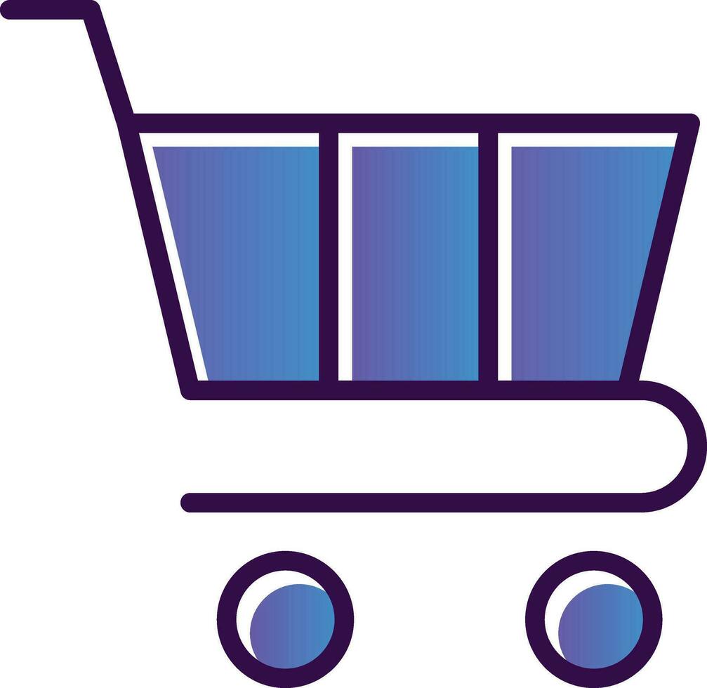 diseño de icono de vector de carrito de compras