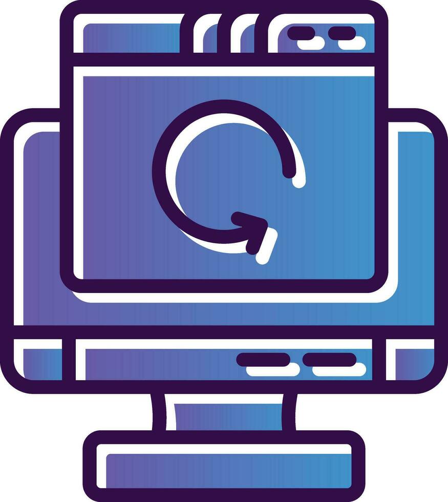 Landing Page Vector Icon Design