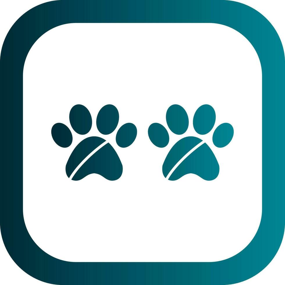 Paw Vector Icon Design