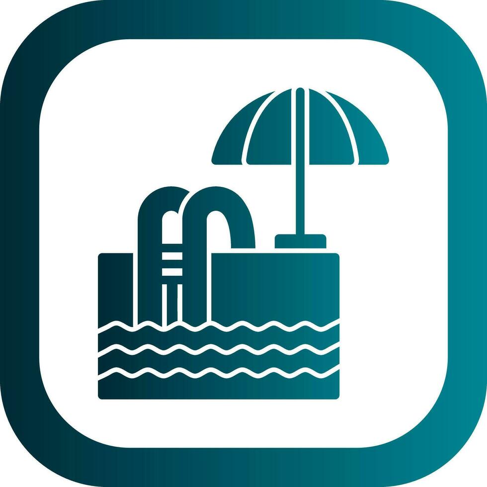 Swimming pool Vector Icon Design