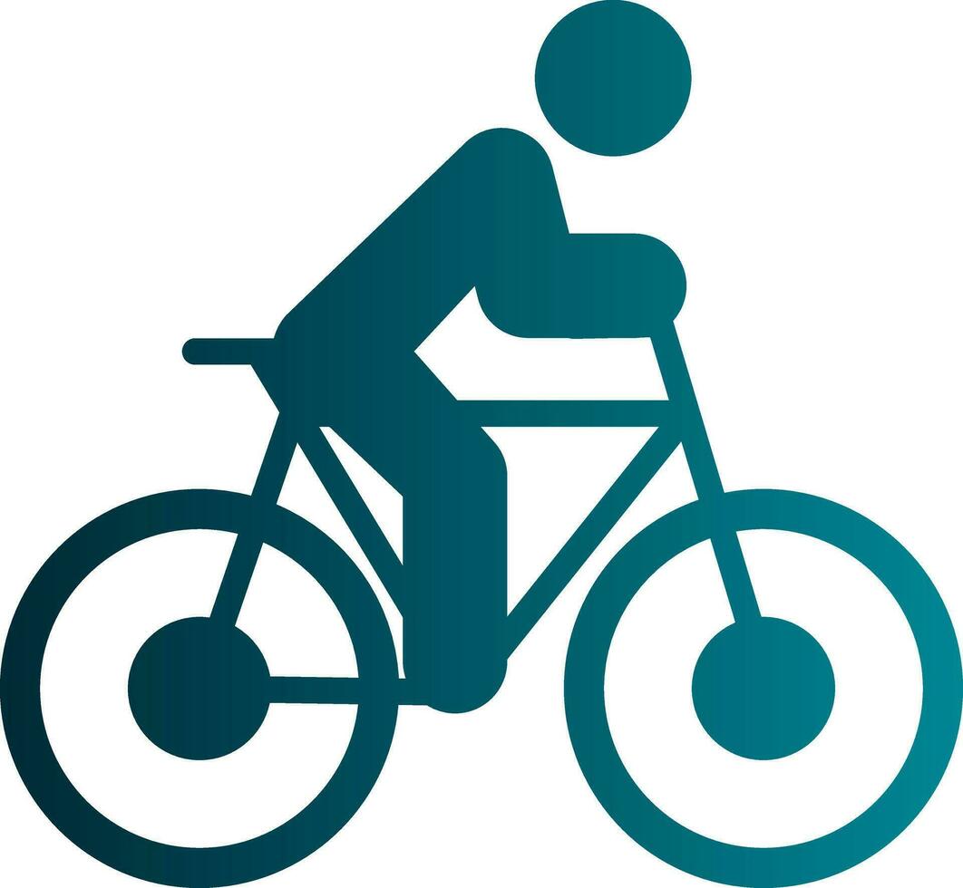 Cycling Vector Icon Design