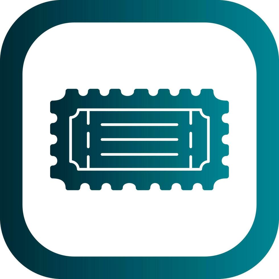 Bus ticket Vector Icon Design