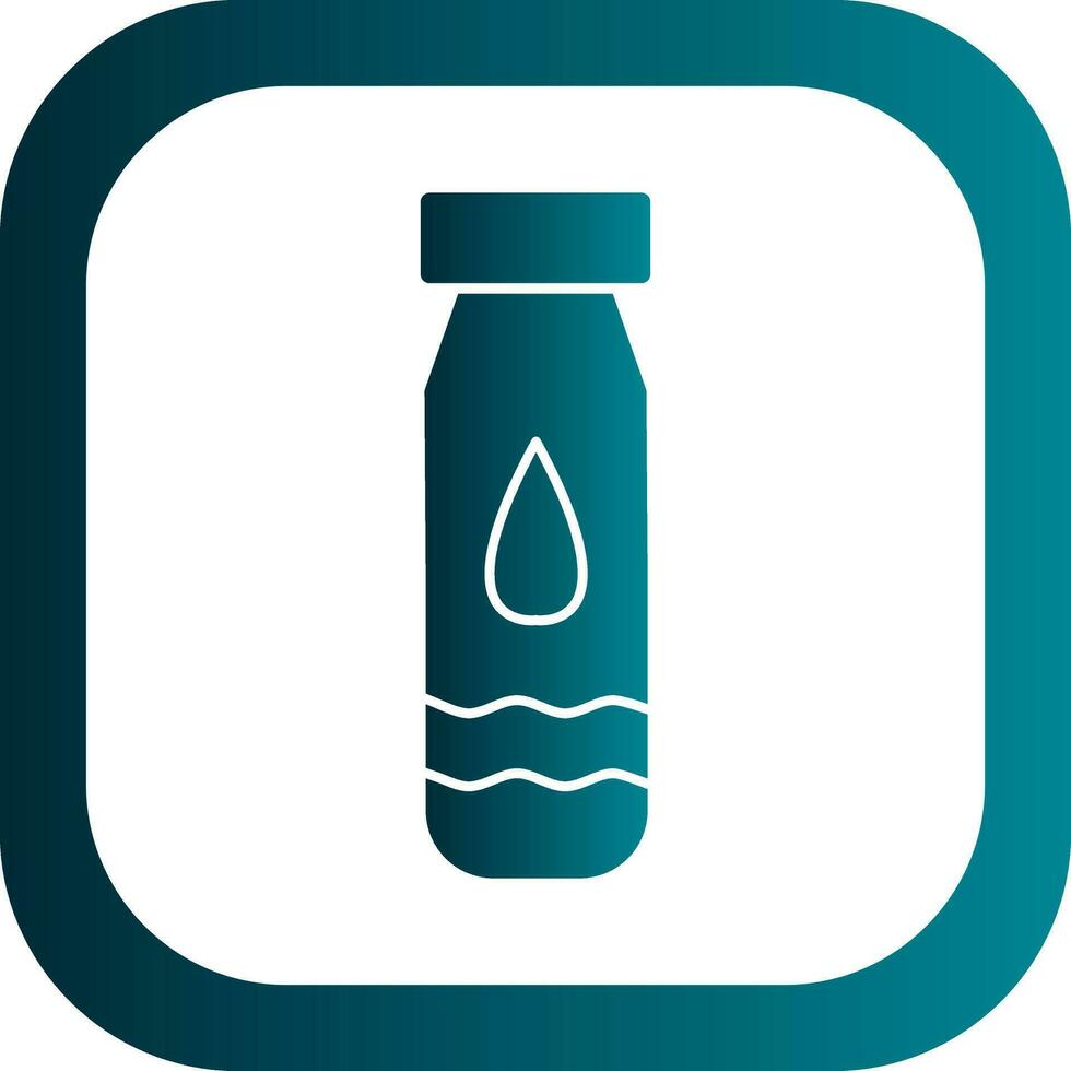 Water bottle Vector Icon Design