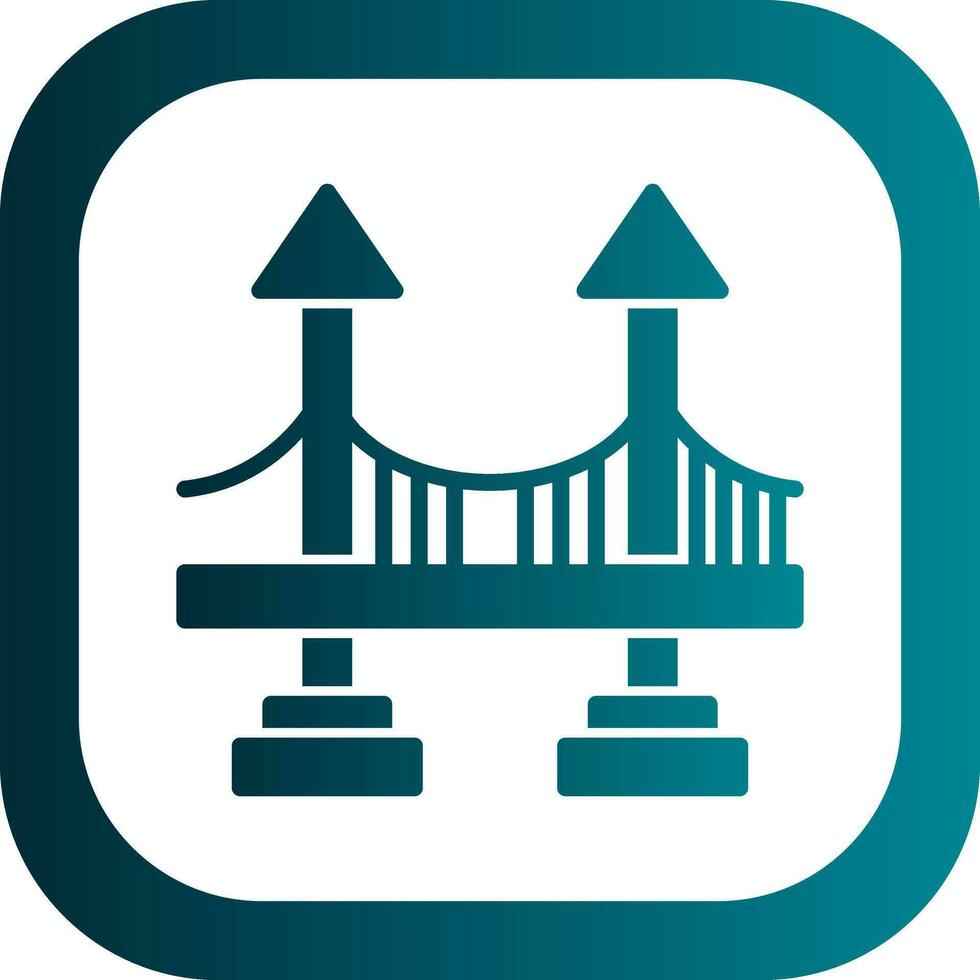 diseño de icono de vector de puente