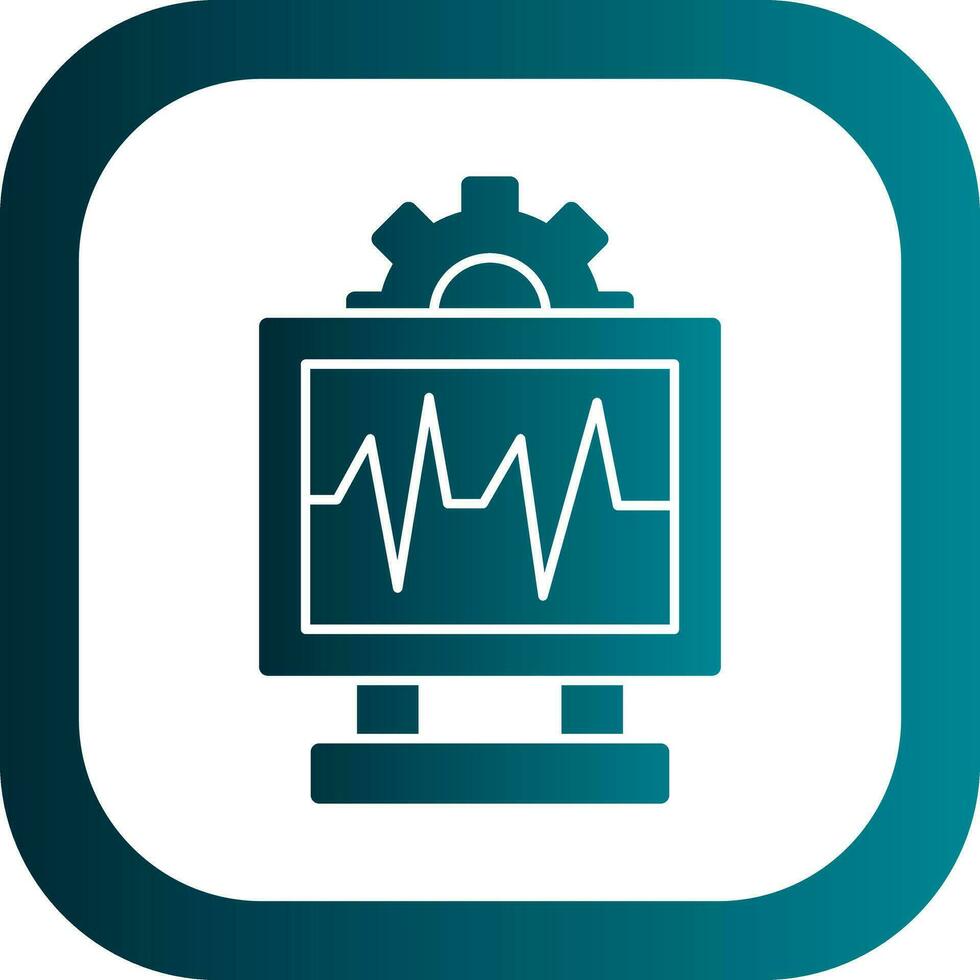 System Monitoring Vector Icon Design