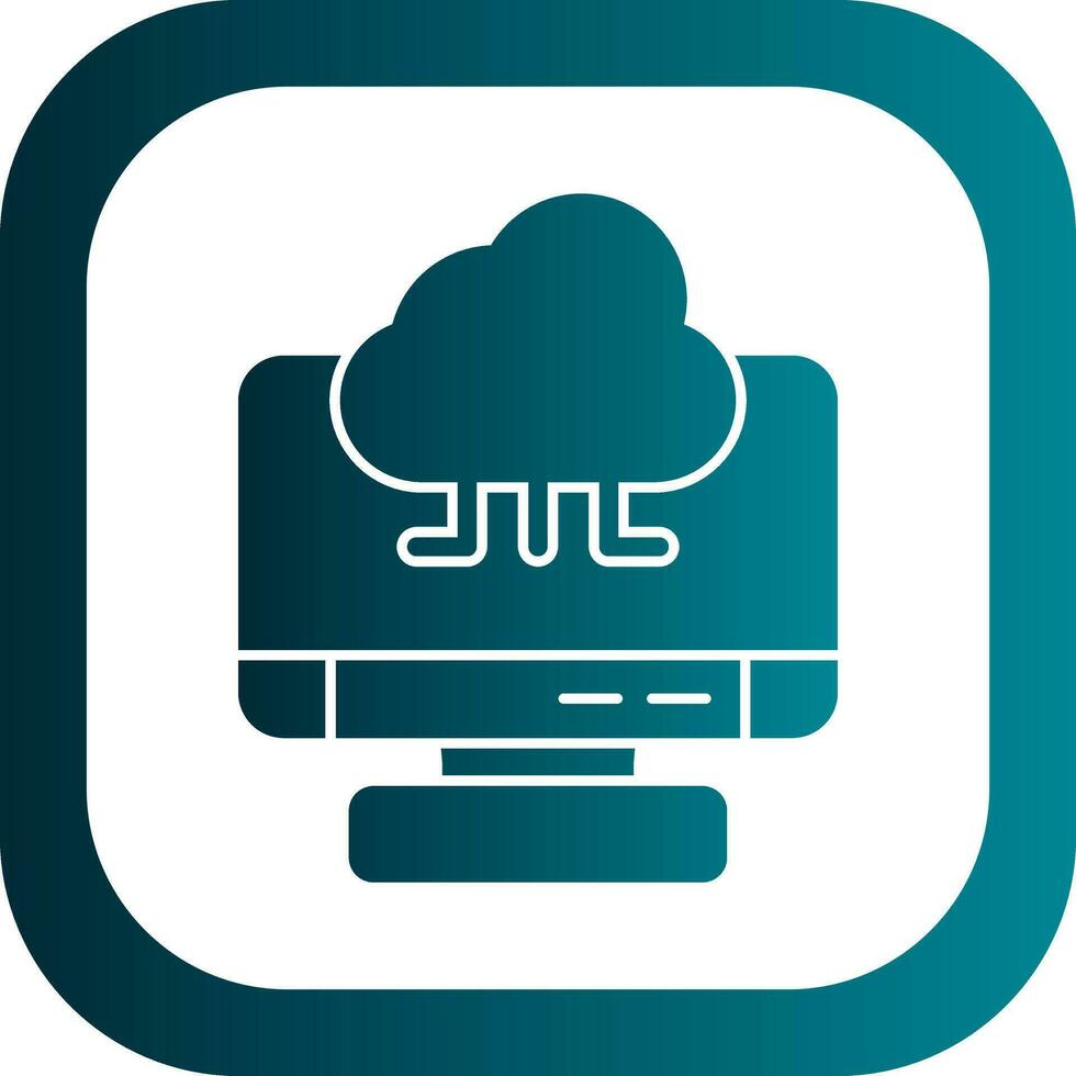 Cloud Computing Vector Icon Design