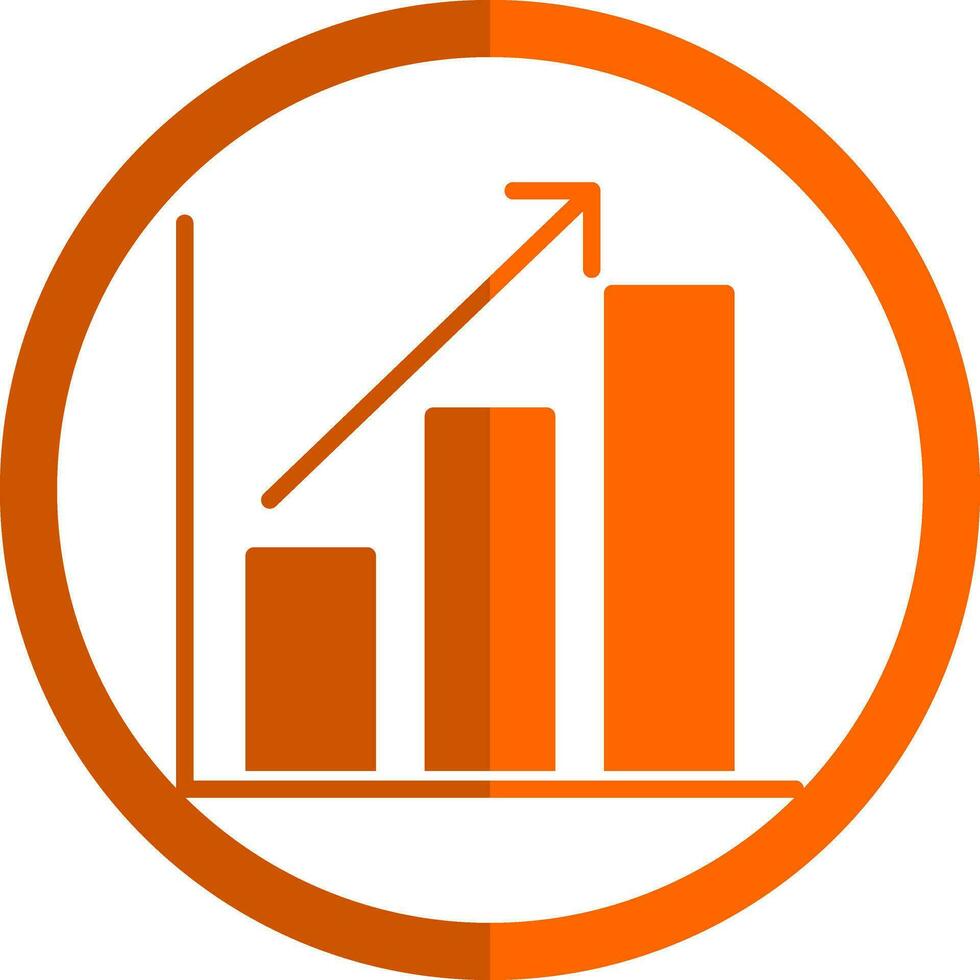 Bar chart Vector Icon Design