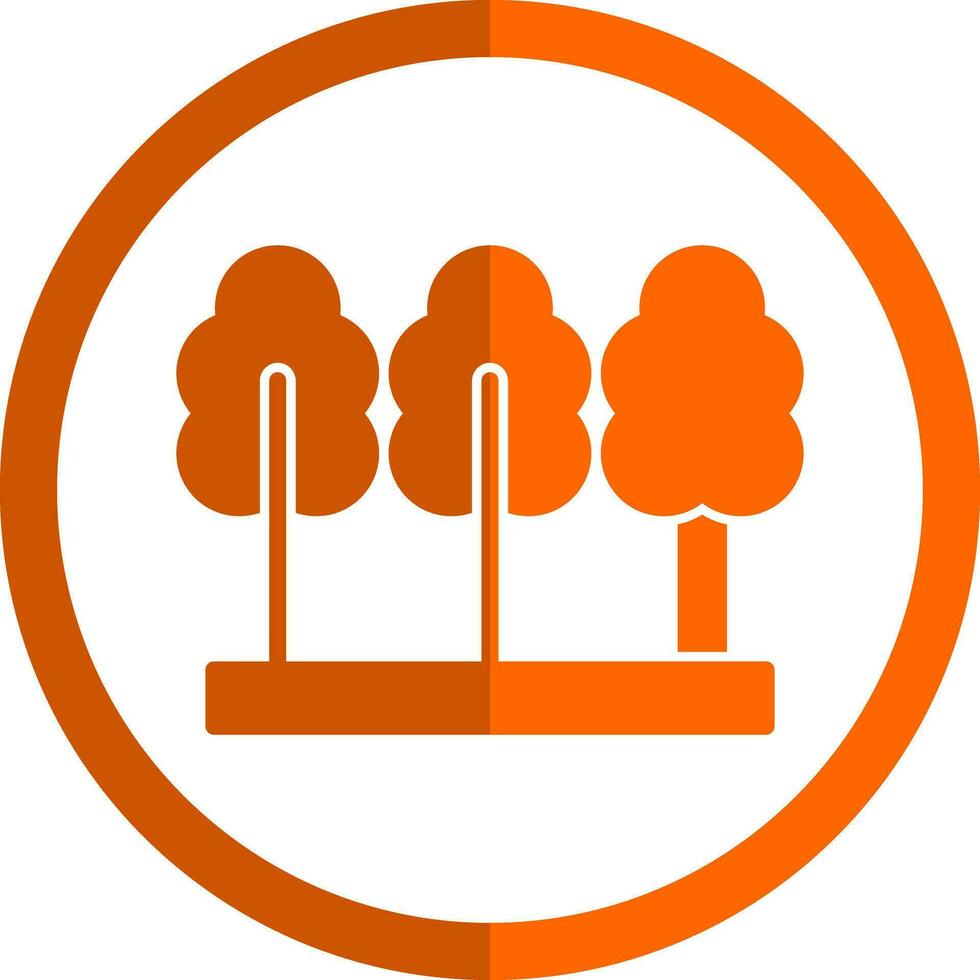 Trees Vector Icon Design