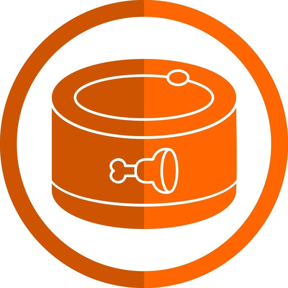 Canned food Vector Icon Design