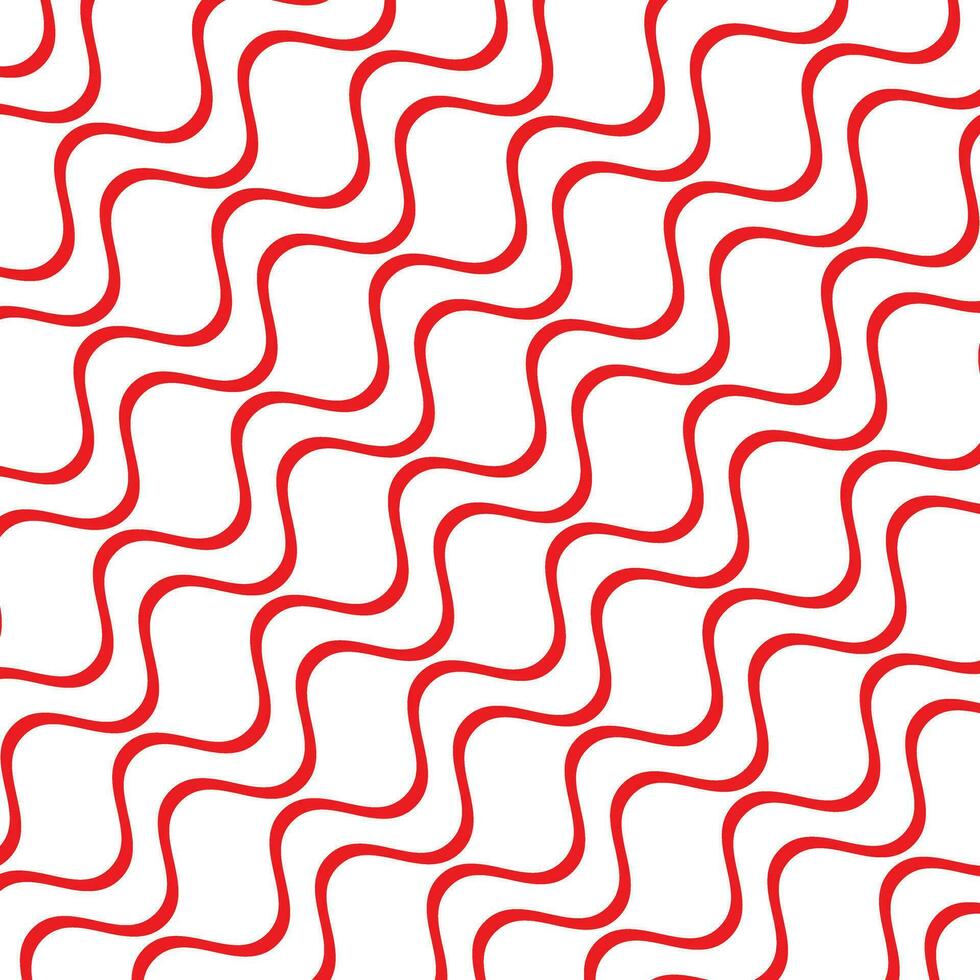 sencillo resumen geométrico rojo color ola línea patrón, perfecto para fondo, papel tapiz vector