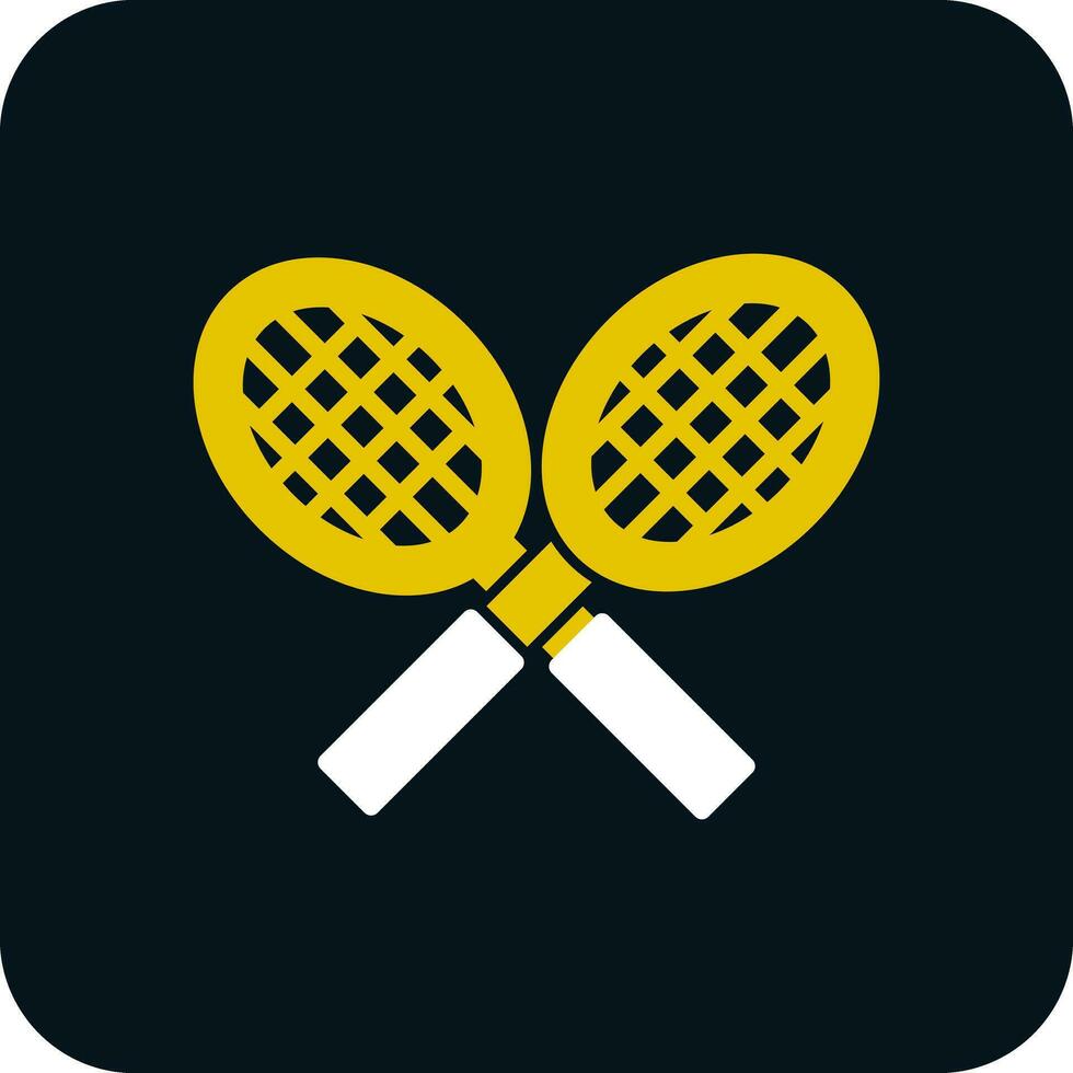 Tennis racket Vector Icon Design