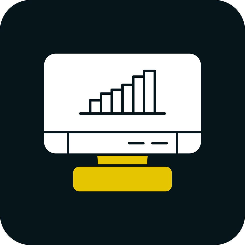 Bar Chart Vector Icon Design