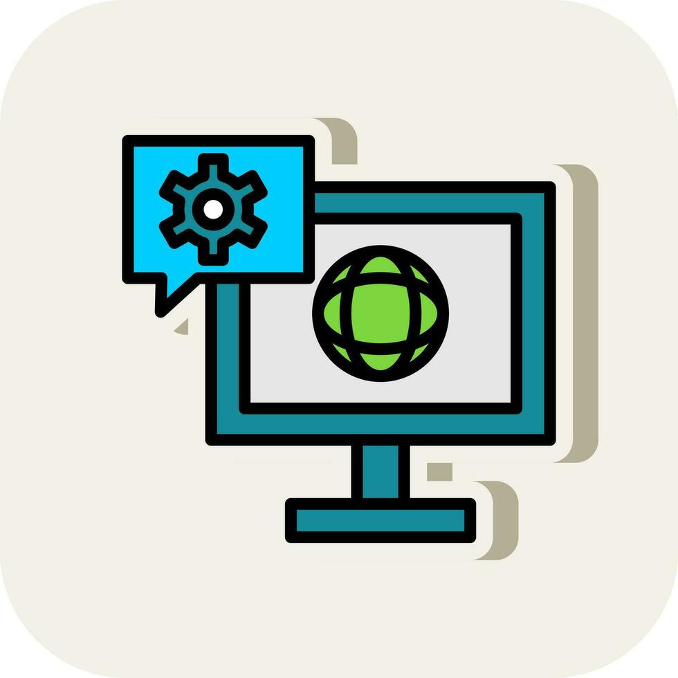 Computer science Vector Icon Design