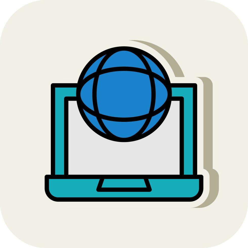 Internet Vector Icon Design