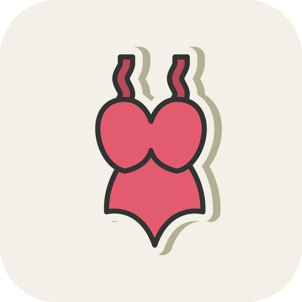 Swimsuit Vector Icon Design