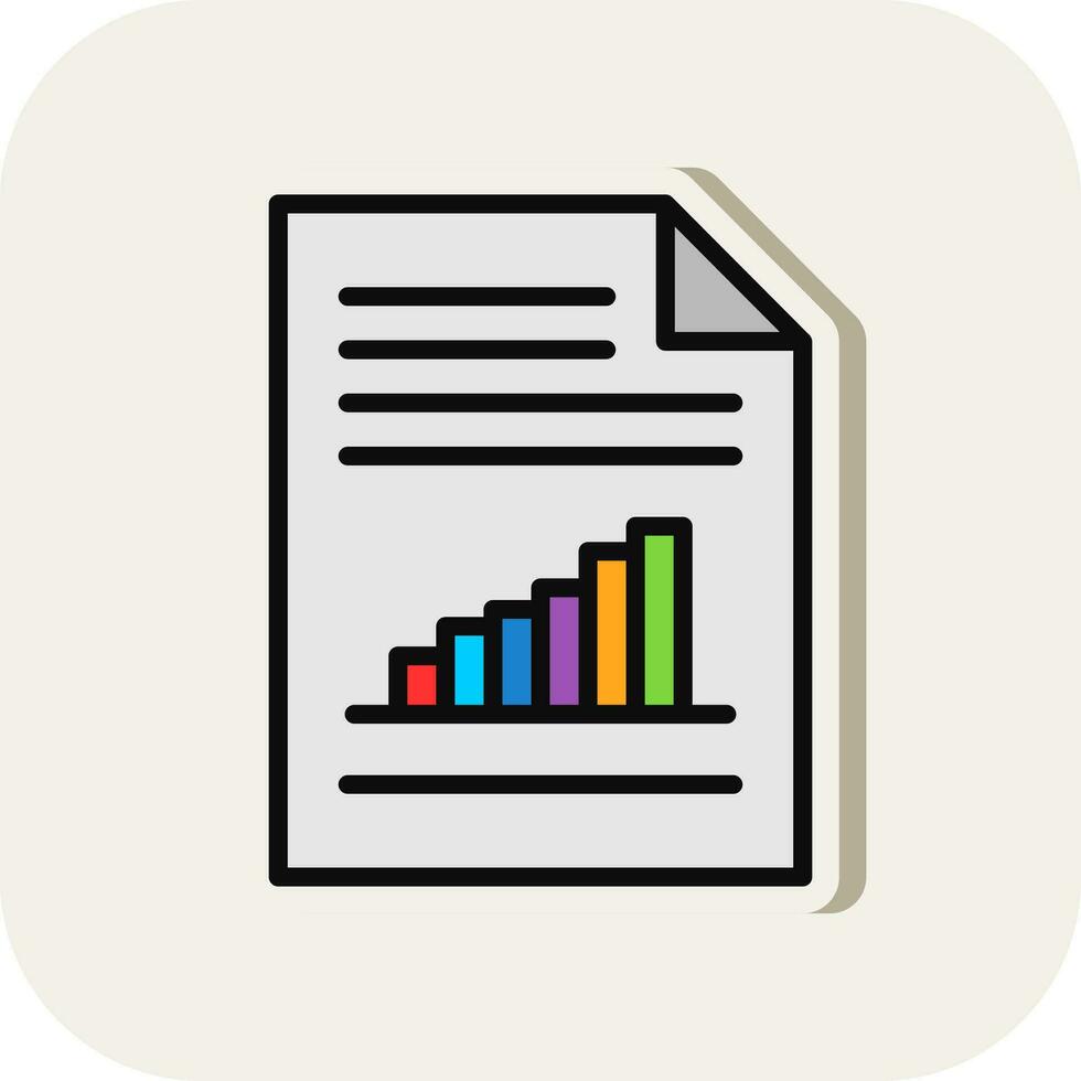 Bar Chart Vector Icon Design