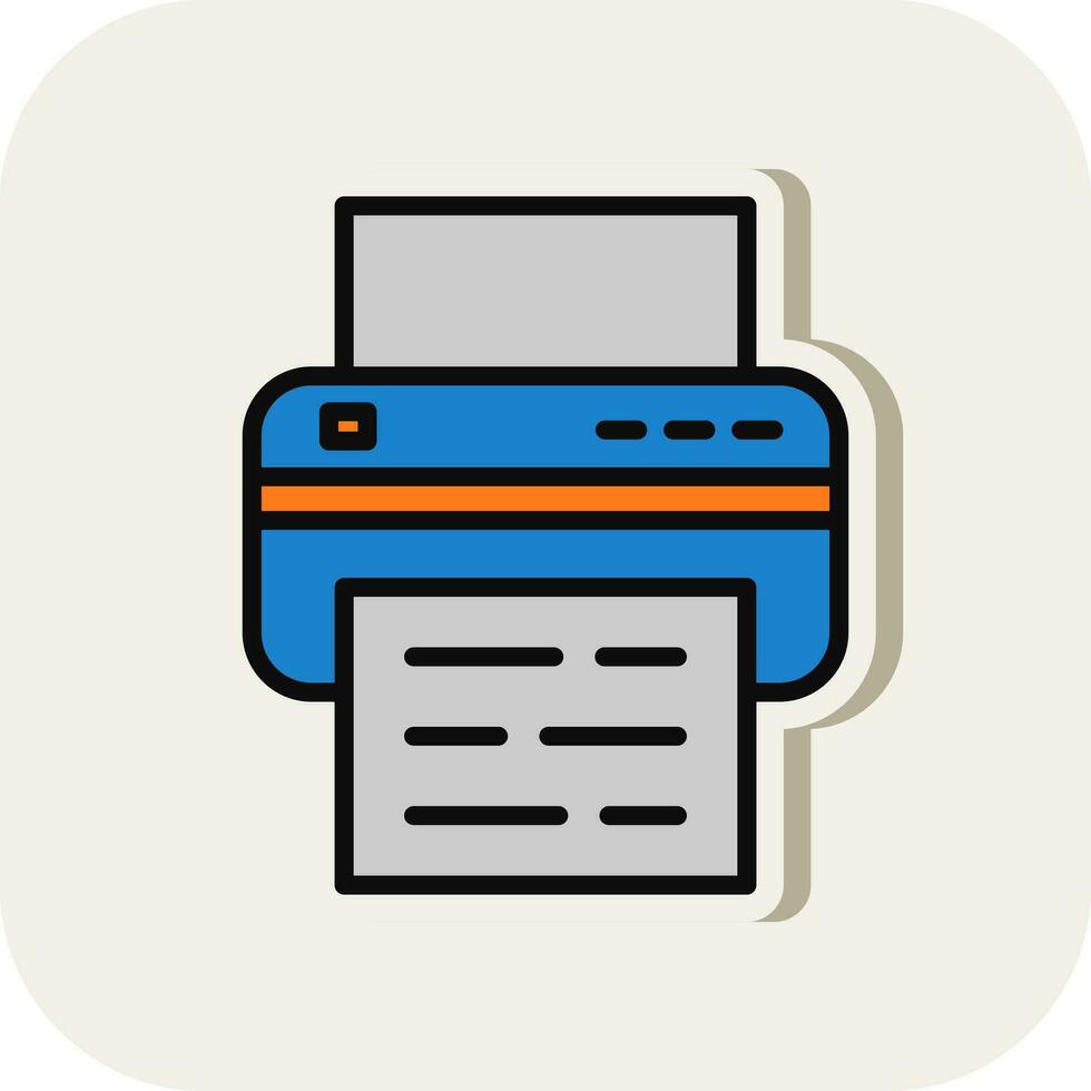 Printer Vector Icon Design