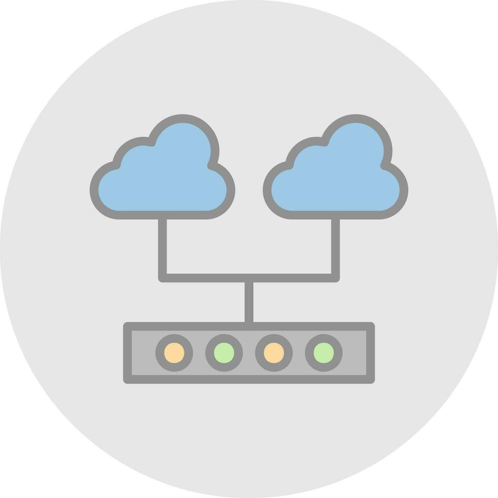 Cloud Support Vector Icon Design