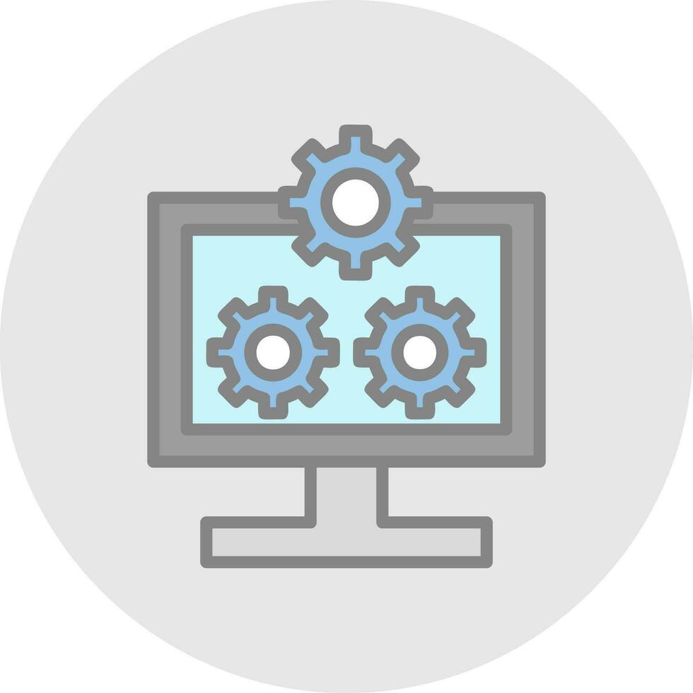 System Configuration Vector Icon Design