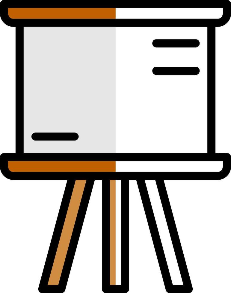 Whiteboard Vector Icon Design