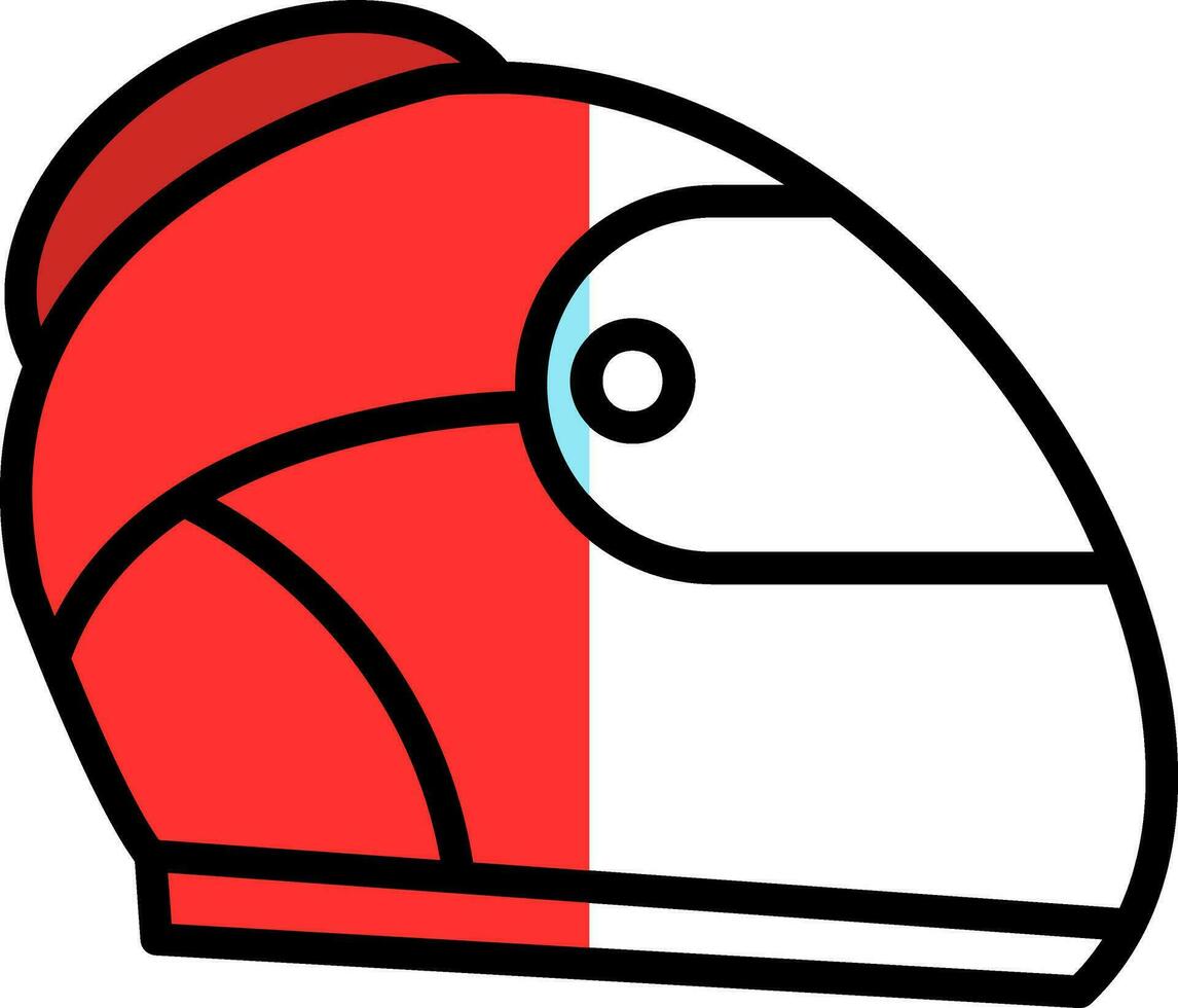 Helmet Vector Icon Design