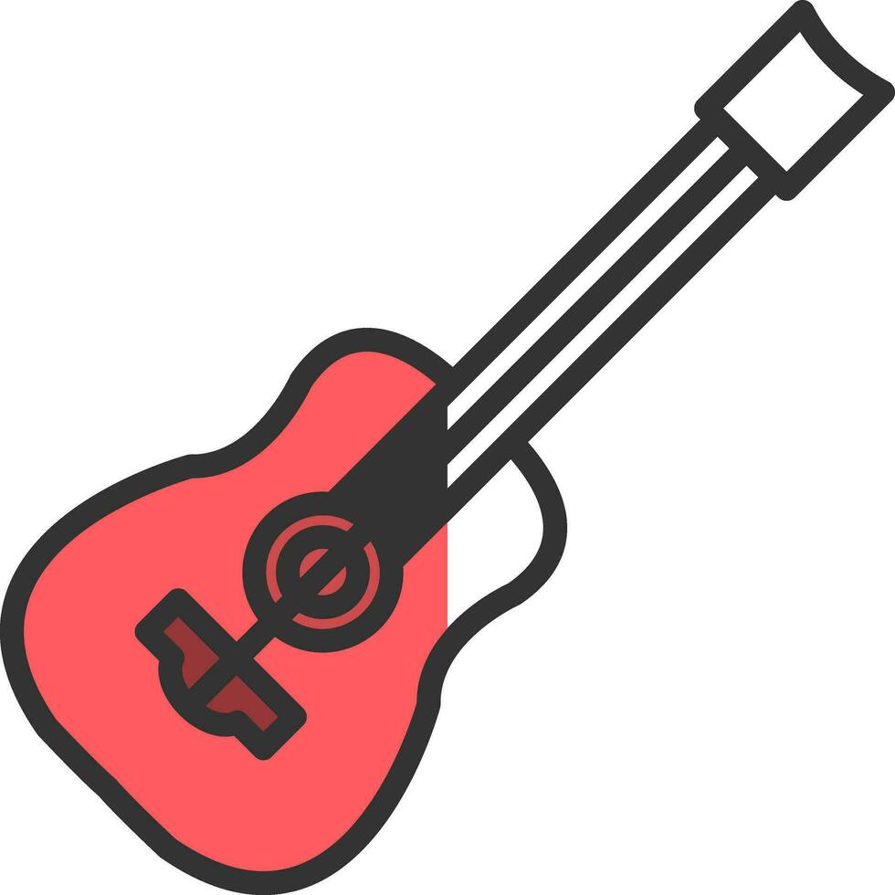 Guitar Vector Icon Design