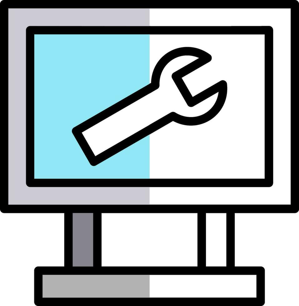 IT Helpdesk Vector Icon Design