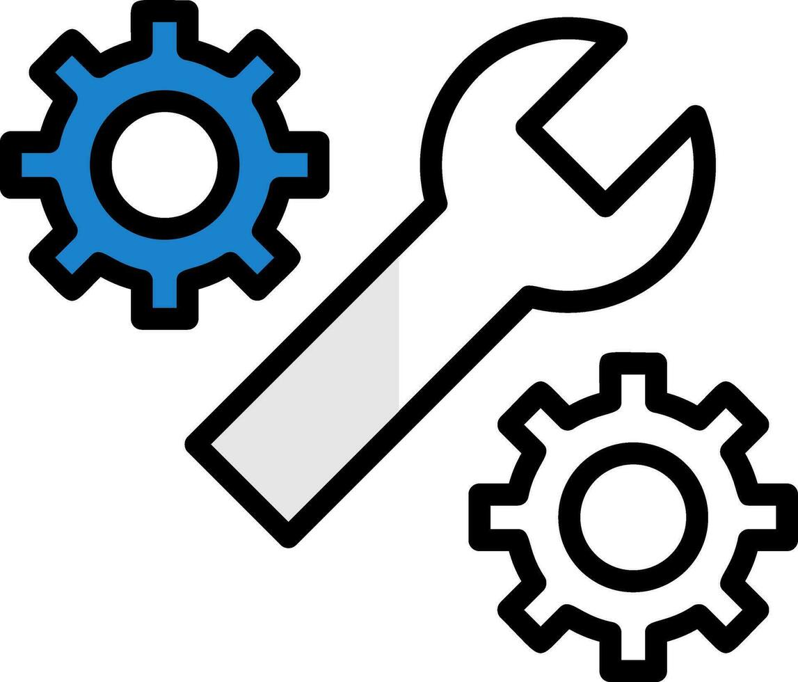 System Maintenance Vector Icon Design