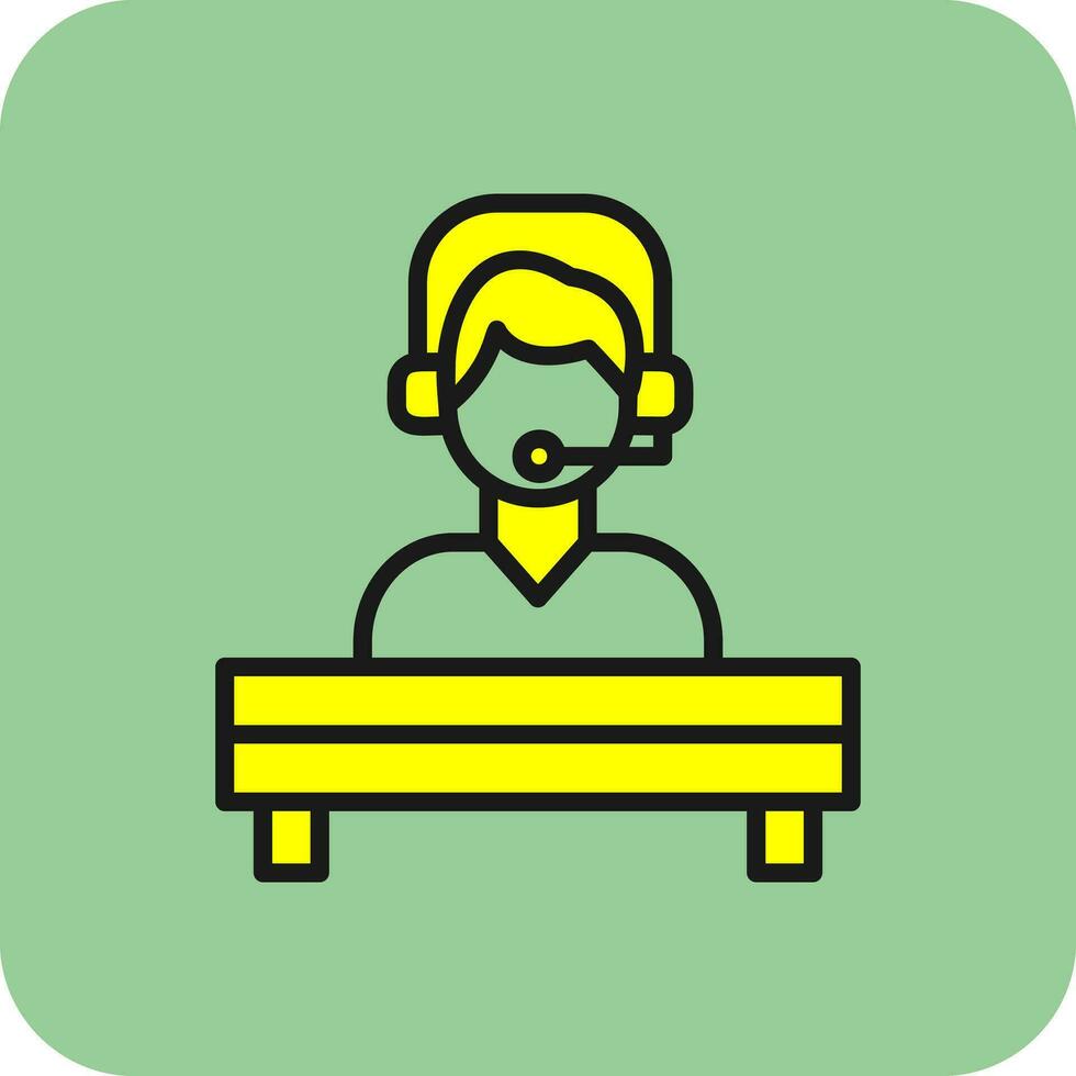 Help Desk Vector Icon Design